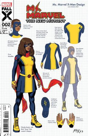 Ms Marvel New Mutant #2 10 Copy Incv Jamie Mckelvie Design V
