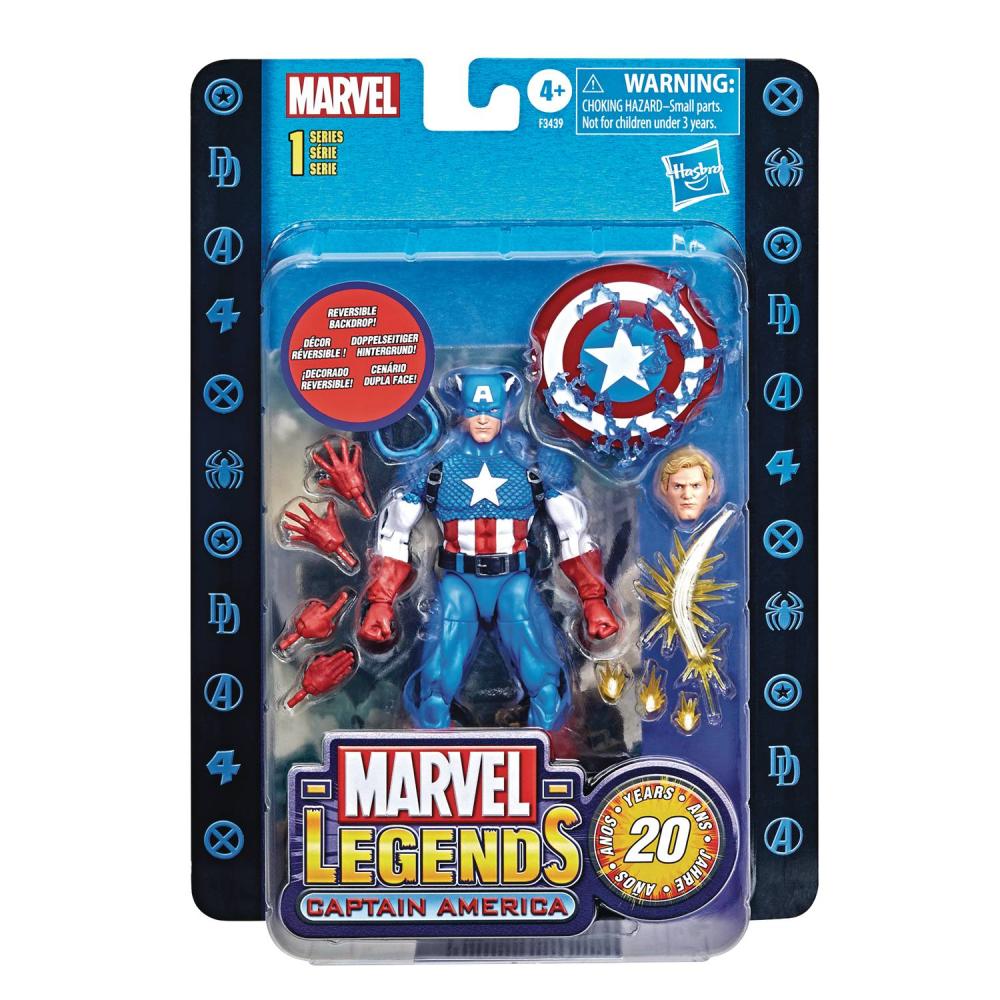 Marvel Legends 20th Ann Captain America 6in Action Figure