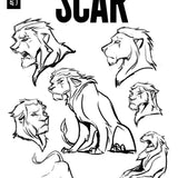 Disney Villains Scar #1 Cvr J20 Copy Incv Character Desgin