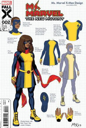Ms Marvel New Mutant #2 10 Copy Incv Jamie Mckelvie Design V