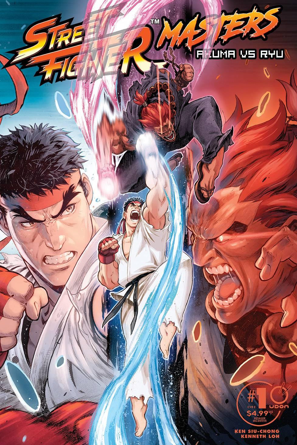 Street Fighter Masters: AkumaVs Ryu #1 Cvr E 5 Copy Incv
