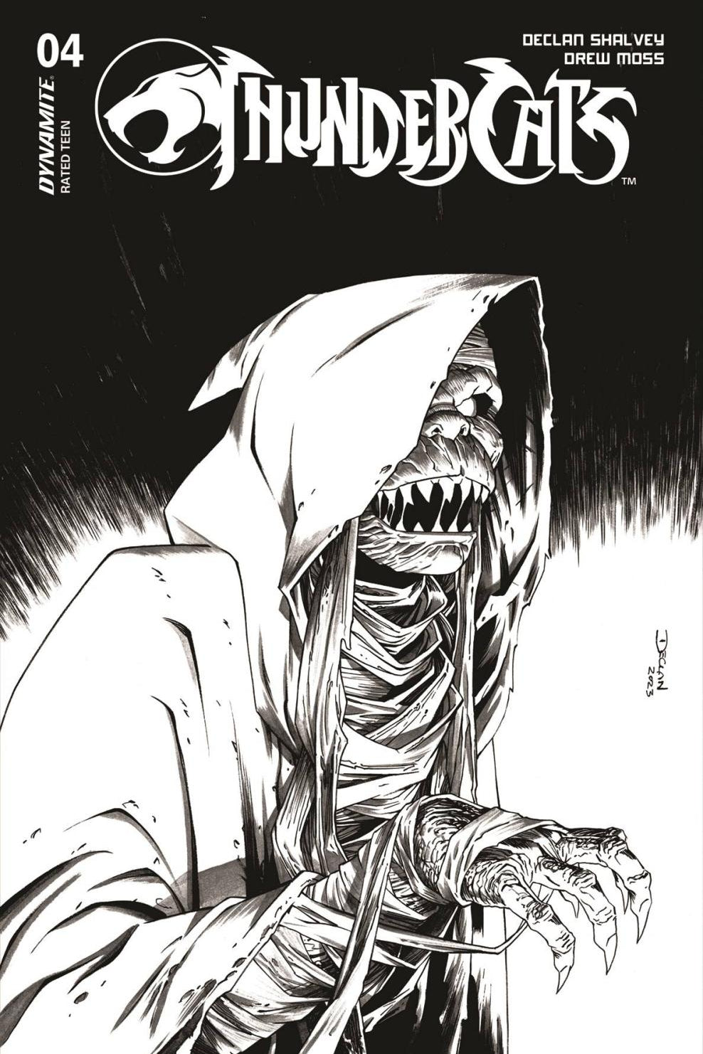 Thundercats #4 Cvr M 15 Copy Incv Shalvey Line Art