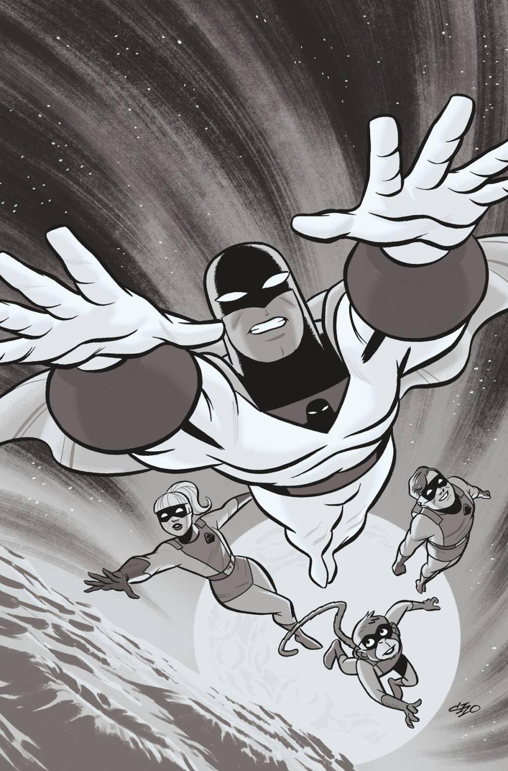 Space Ghost #2 Cvr Q 30 Copy Incv Cho B&W Virgin