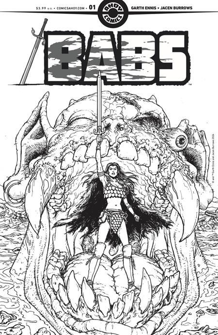 Babs #1 Cvr D 4 Copy Incv Burnham Line Art (of 6)