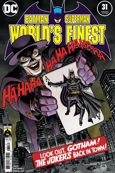 Batman Superman Worlds Finest #31 Cvr F Johnson Batman 85th