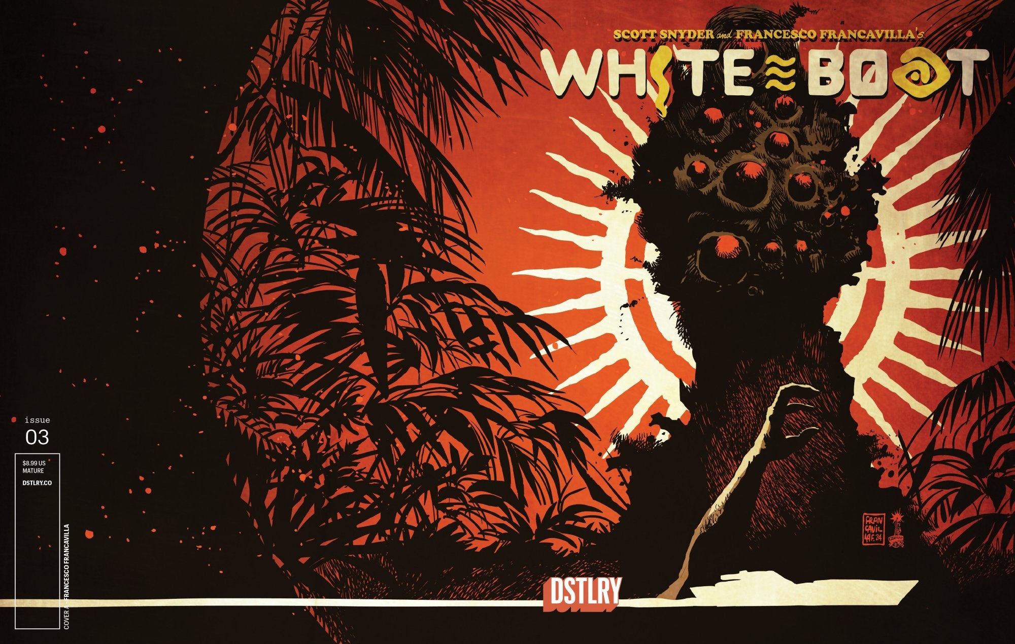 WHITE BOAT #3 CVR A FRANCESCO FRANCAVILLA