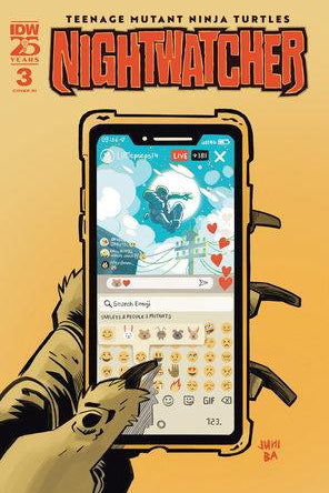 Teenage Mutant Ninja Turtles Nightwatcher #3 10 Copy Ba