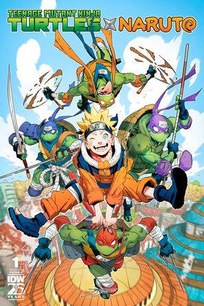 Teenage Mutant Ninja Turtles X Naruto #1 Cvr A Jimenez