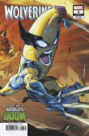 Wolverine #3 Iban Coello Marvel Fortnite Peelverine Var
