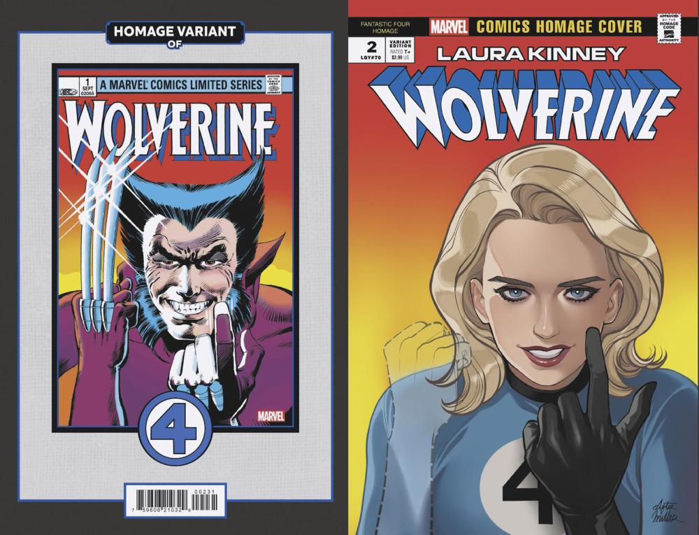 Laura Kinney Wolverine #2 Jones Fantastic Four Homage Var