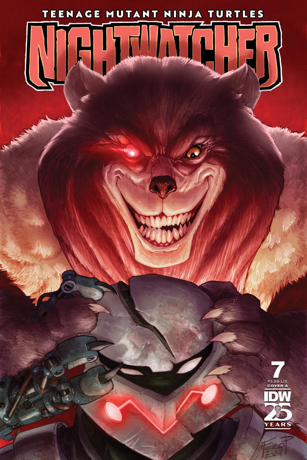 TEENAGE MUTANT NINJA TURTLES NIGHTWATCHER #7 COVER A PE CVR A