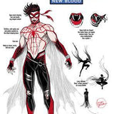 WEB OF SPIDER-VERSE NEW BLOOD #1 LUCIANO VECCHIO DESIGN VAR 1:10 INCV