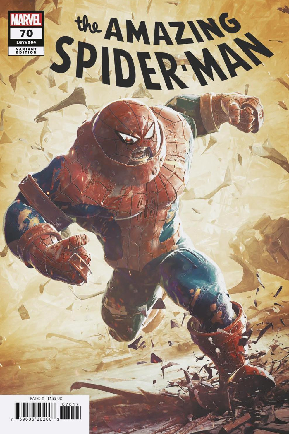 AMAZING SPIDER-MAN #70 BJORN BARENDS VAR DOOM 1:25 INCV