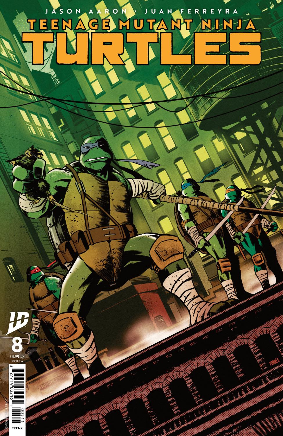 TEENAGE MUTANT NINJA TURTLES #8 COVER A FORNS CVR A