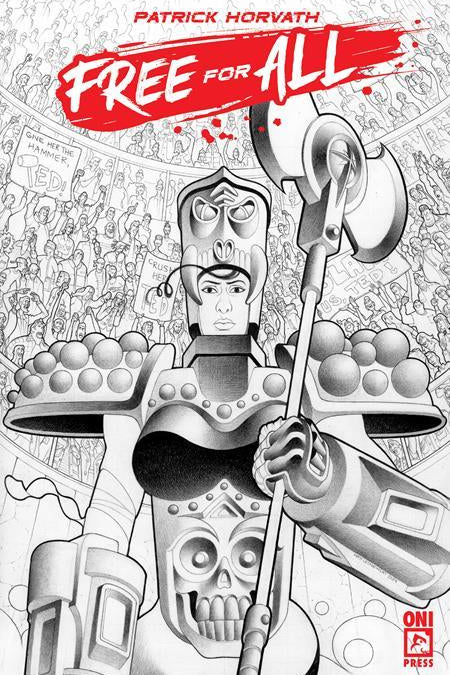 Free For All #1 Cvr F 10 Copy Incv Lesniewski B&W