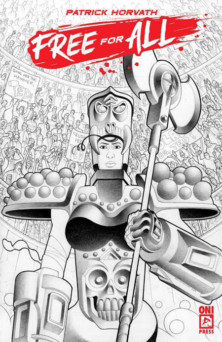 Free For All #1 Cvr F 10 Copy Incv Lesniewski B&W