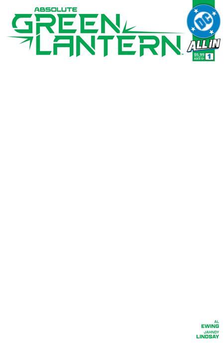 Absolute Green Lantern #1 Cvr H Blank Csv