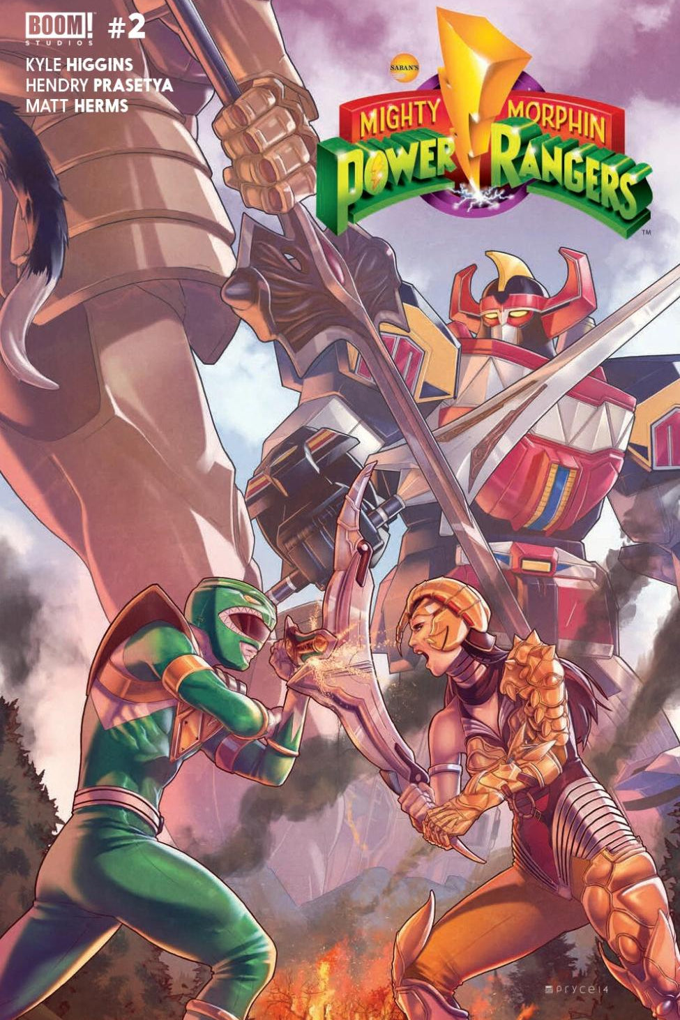 Mighty Morphin Power Rangers #2 Main Cvr