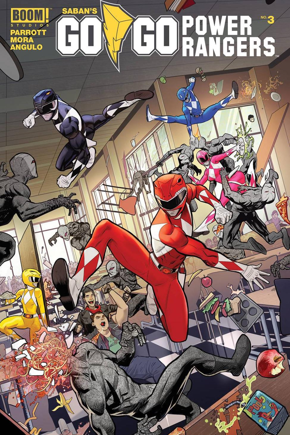 GO GO POWER RANGERS #3 MAIN & MIX