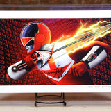 Red Time Force Ranger Print SIGNED by Jason Faunt