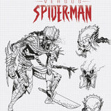 PREDATOR VS SPIDER-MAN #1 MARCELO FERREIRA DESIGN VAR 1:10 INCV