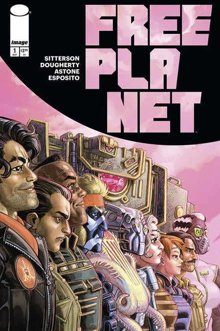 FREE PLANET #1 CVR A JED DOUGHERTY