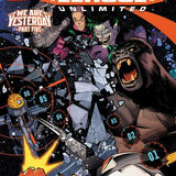 JUSTICE LEAGUE UNLIMITED #7 CVR A DAN MORA CONNECTING WE ARE YESTERDAY