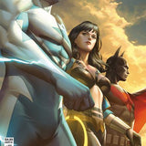 JUSTICE LEAGUE UNLIMITED #8 CVR B EJIKURE CARD STOCK VAR WE ARE YESTERDAY
