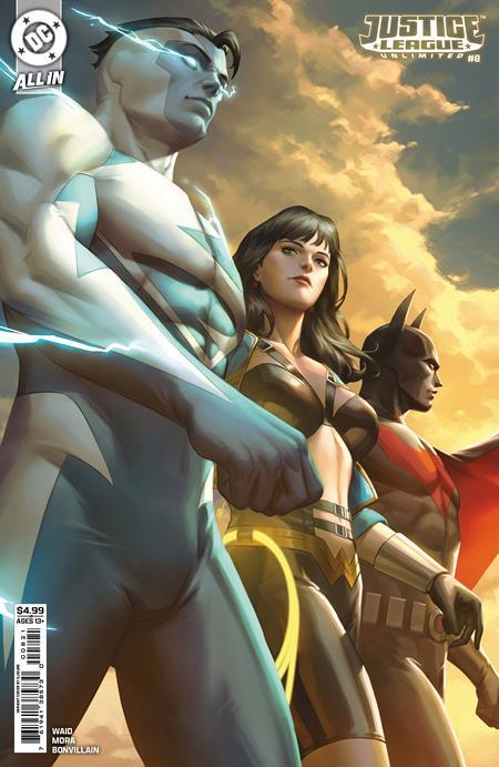 JUSTICE LEAGUE UNLIMITED #8 CVR B EJIKURE CARD STOCK VAR WE ARE YESTERDAY