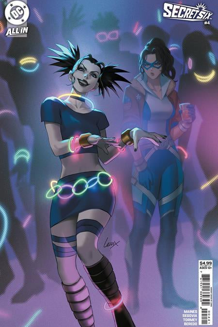 SECRET SIX #4 CVR B LESLEY LEIRIX LI CARD STOCK VAR OF 6