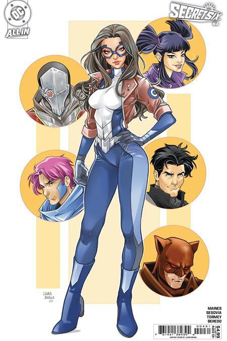 SECRET SIX #4 CVR C LAURA BRAGA CARD STOCK VAR OF 6