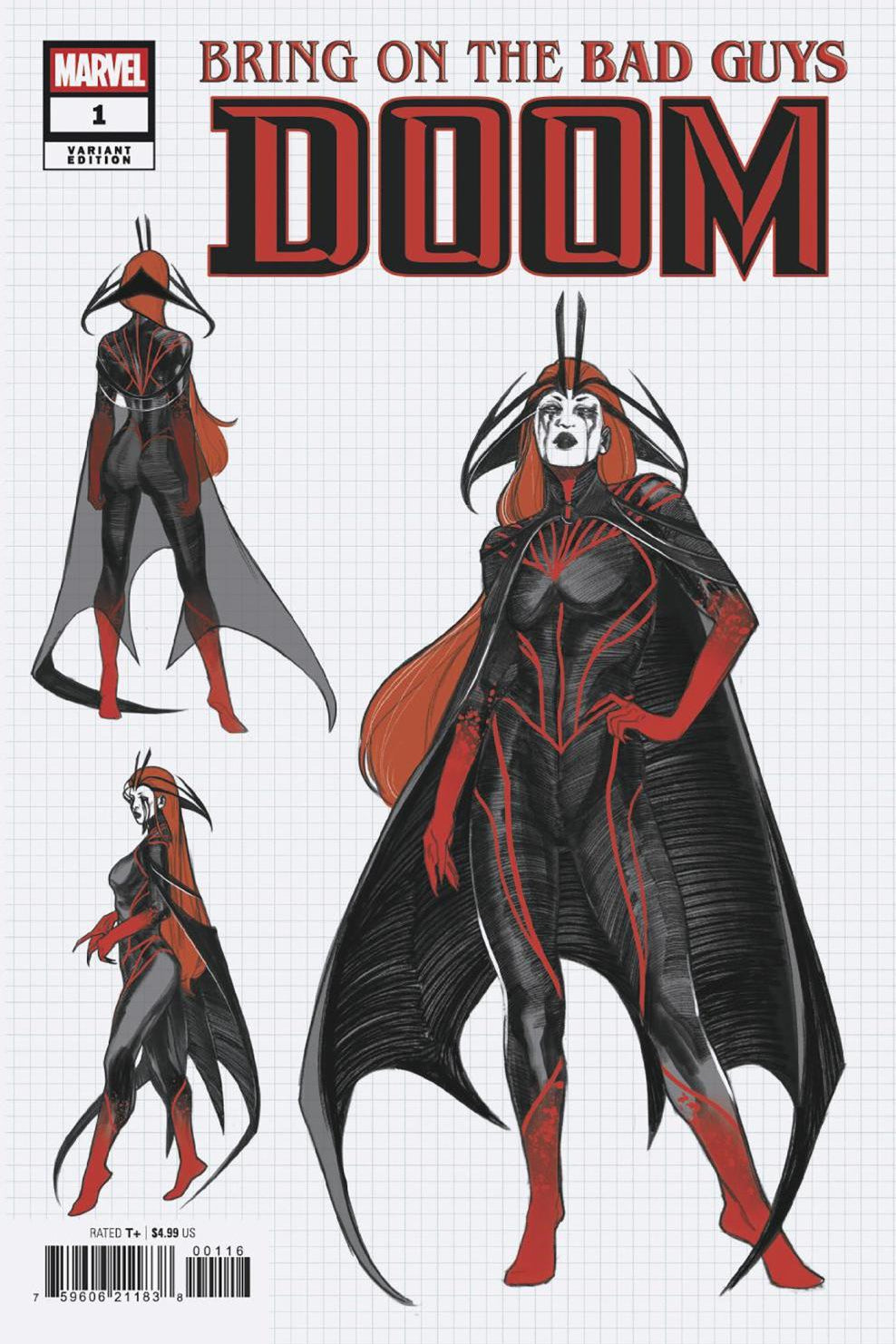 BRING ON THE BAD GUYS DOOM #1 ALESSANDRO CAPPUCCIO DESIGN VAR 1:10 INCV