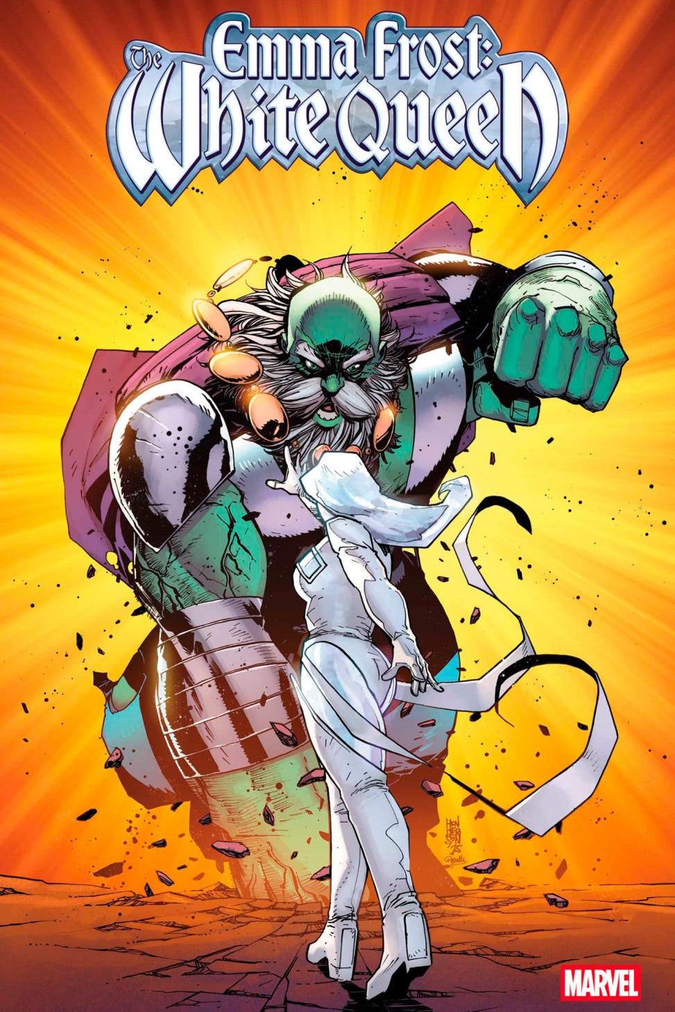 EMMA FROST THE WHITE QUEEN #1 MIKE HENDERSON BRING ON THE BAD GUYS VAR CVR B