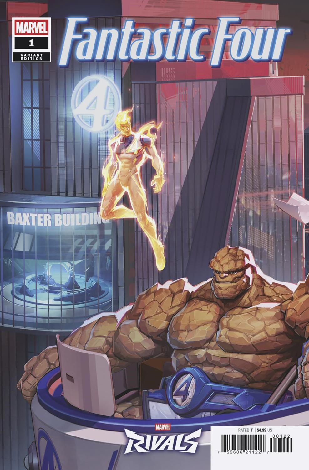 FANTASTIC FOUR #1 NETEASE GAMES MARVEL RIVALS 2-PART CONNECTING VAR CVR B