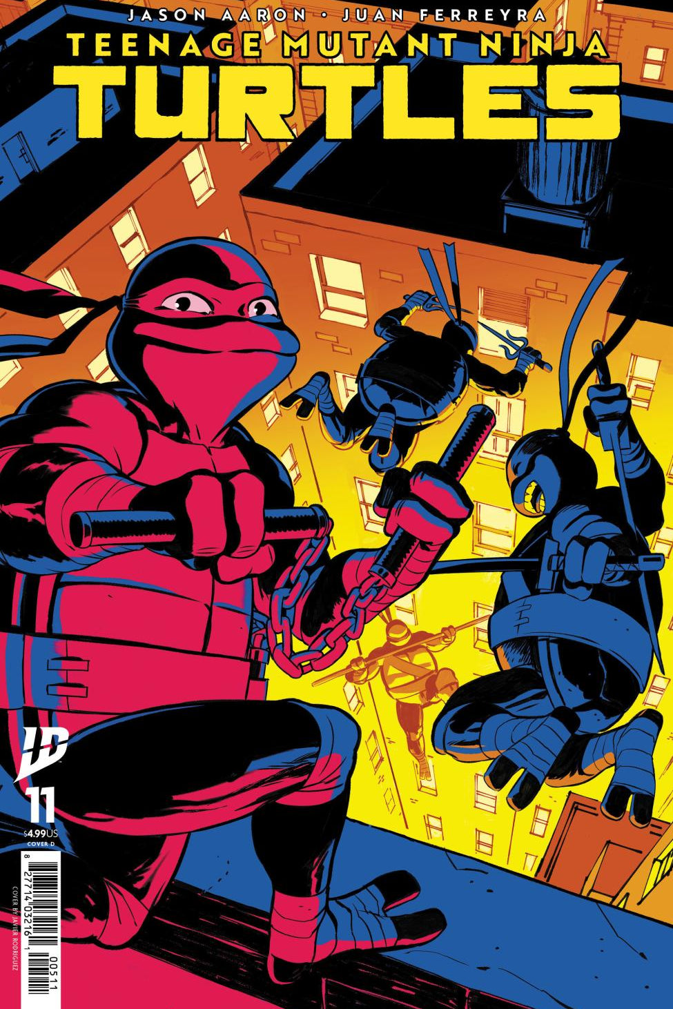 TEENAGE MUTANT NINJA TURTLES #11 VAR D RODRGUEZ CVR D