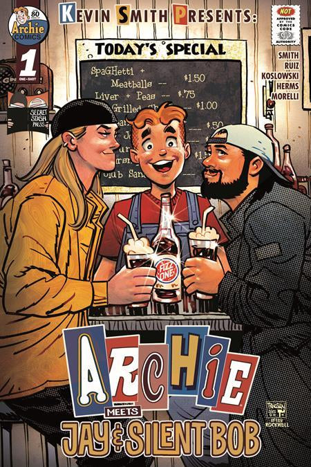 ARCHIE MEETS JAY AND SILENT BOB #1 ONE SHOT CVR G INC 1:10 DAN PANOSIAN VAR 1:10 INCV