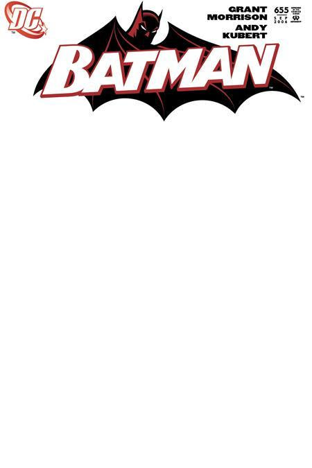 BATMAN #655 FACSIMILE EDITION CVR D BLANK VAR