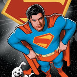 BATMAN SUPERMAN WORLDS FINEST #41 CVR D KEVIN MAGUIRE SUPERMAN MOVIE CARD STOCK VAR