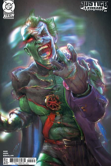 JUSTICE LEAGUE UNLIMITED #9 CVR C TIAGO DA SILVA CARD STOCK VAR WE ARE YESTERDAY