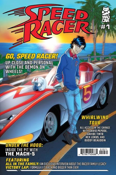 SPEED RACER #1 CVR G 10 COPY CHRIS BATISTA CAR MAGAZINE HOMAGE UNLOCK VAR