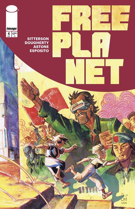 FREE PLANET #4 CVR A JED DOUGHERTY