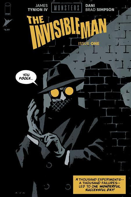 UNIVERSAL MONSTERS THE INVISIBLE MAN #1 CVR C INC 1:10 DAVID AJA PULP VAR (OF 4)