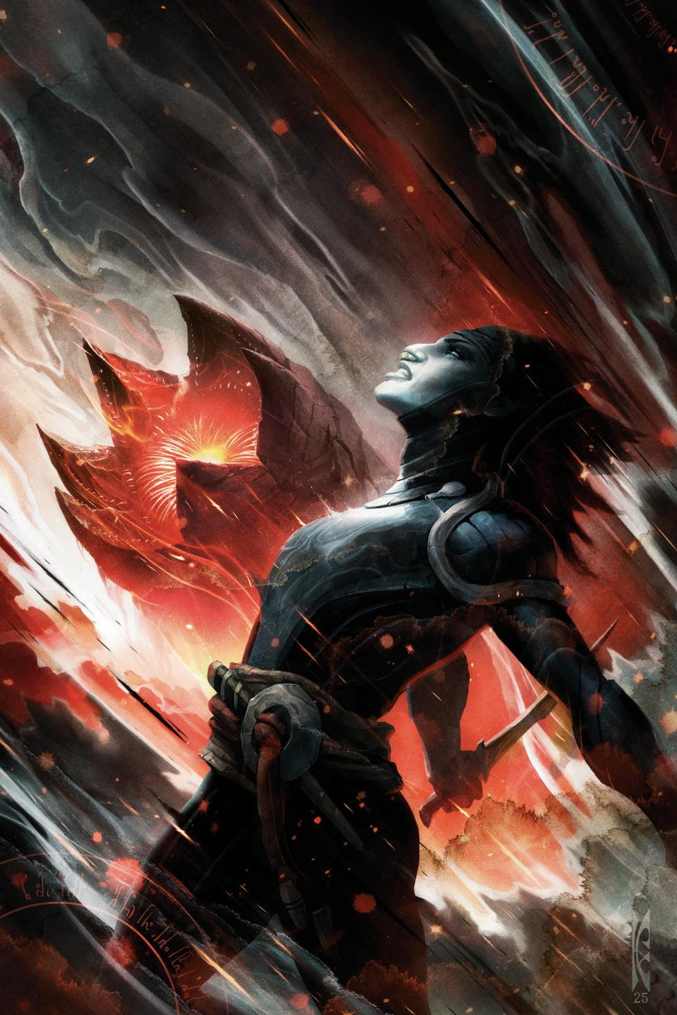 DUNE EDGE OF A CRYSKNIFE RAGE OF SHAI-HULUD #1 E UNLOCKABLE VAR FULL ART SWANLAND CVR E