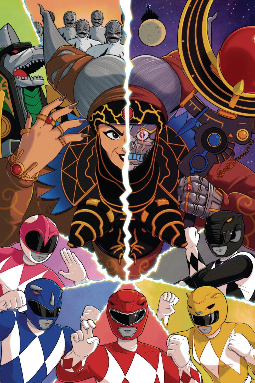 MIGHTY MORPHIN POWER RANGERS RITAS REWIND #1 F UNLOCKABLE VAR FULL ART GREGSON CVR F