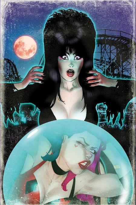 HARLEY QUINN X ELVIRA #1 CVR N INC 1:10 BEN CALDWELL VIRGIN VAR