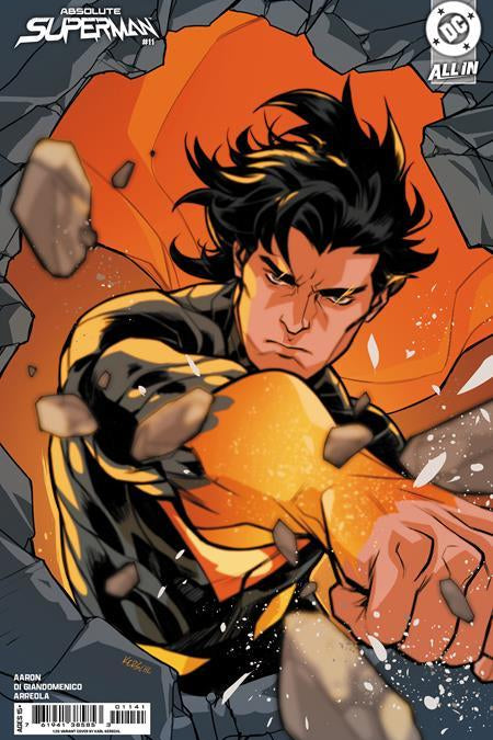 ABSOLUTE SUPERMAN #11 CVR D INC 1:25 KARL KERSCHL CARD STOCK VAR