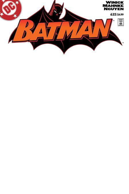 BATMAN #635 FACSIMILE EDITION CVR D BLANK CARD STOCK VAR