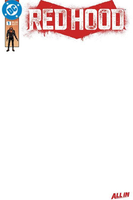 RED HOOD #1 CVR G BLANK CARD STOCK VAR