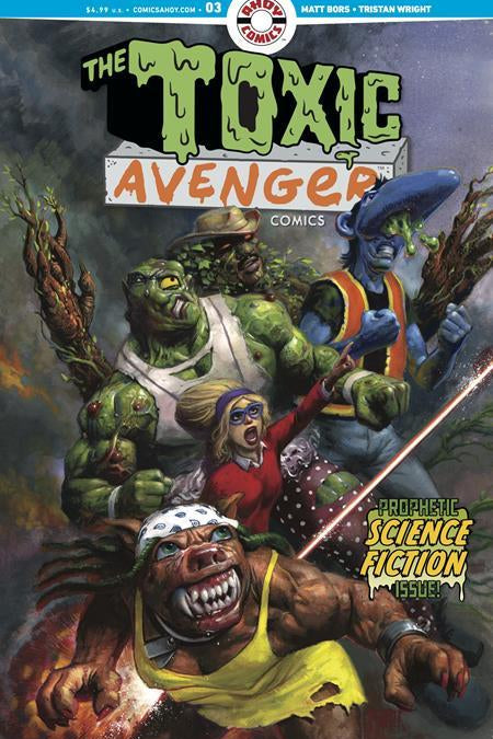 TOXIC AVENGER COMICS #3 CVR A FRED HARPER