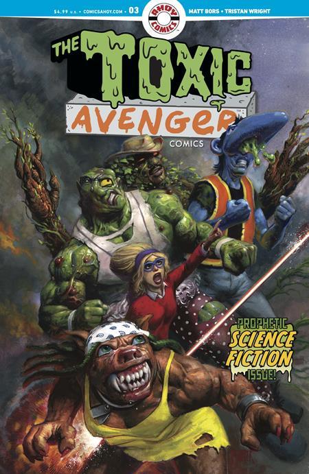 TOXIC AVENGER COMICS #3 CVR A FRED HARPER